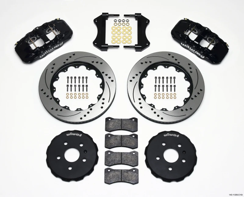 Wilwood AERO6 Front Hat Kit 14.25 Drilled 2010-2015 Camaro