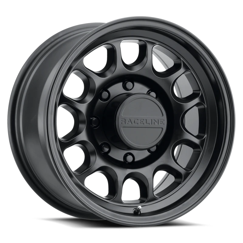 Raceline 958B Rogue 17X8.5 / 5X127 / 0mm Offset 78.1 Bore - Satin Black