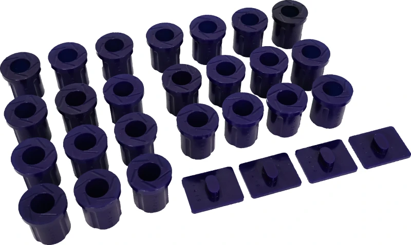 SuperPro 1967-1980 Toyota Land Cruiser Base Rear Leaf Spring and Slipper Pad Bushing Kit