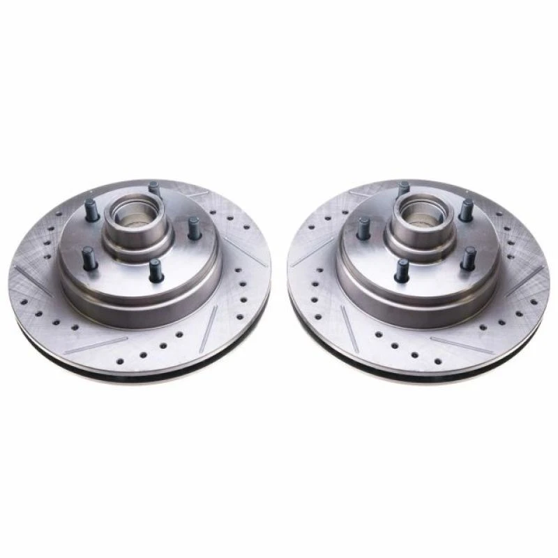 powerstop_AR8212XPR-67945b9de53f8 Power Stop 86-89 Buick Electra Front Evolution Drilled & Slotted Rotors - Pair