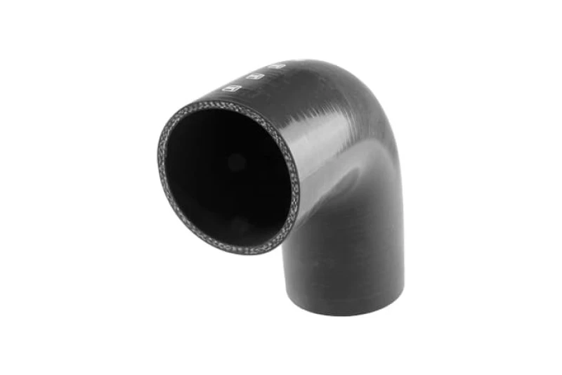 Turbosmart 2,75"-3,00" Silikon-Schlauch-90-Reduzier-Ellbogen - Schwarz