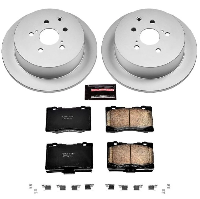powerstop_CRK5864-6794606cb34b3 Power Stop 10-15 Lexus RX350 Rear Z17 Evolution Geomet Coated Brake Kit