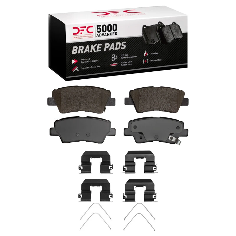 DFC 09-22 Hyundai Tucson Rear 5000 Advanced Ceramic Brake Pads and Hardware Kit