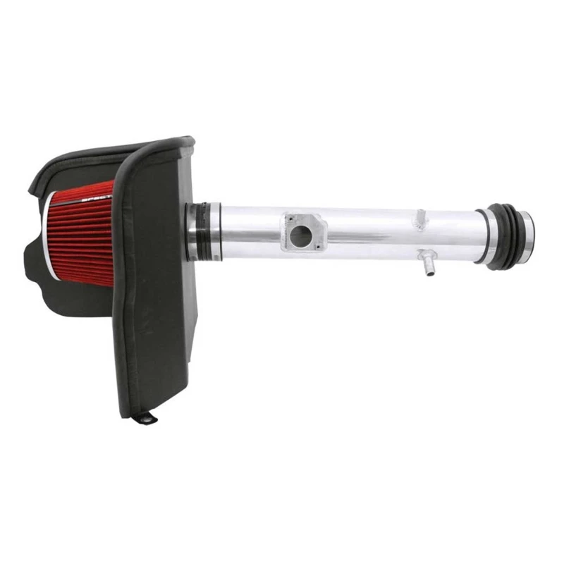 Spectre 05-11 Toyota Tacoma V6-4.0L F/I Luftansaugkit - Poliert mit rotem Filter