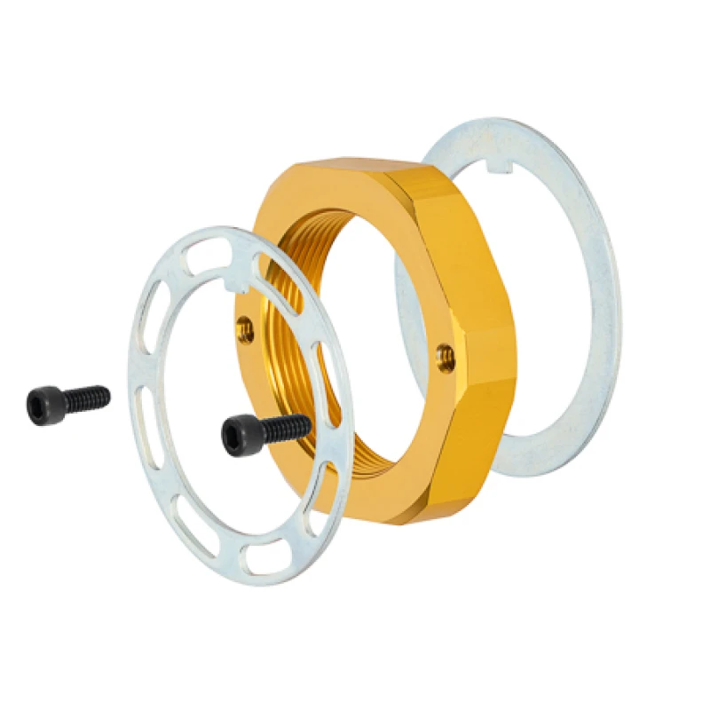 Wilwood Spindle Nut W5 Self Locking Assembly in Gold