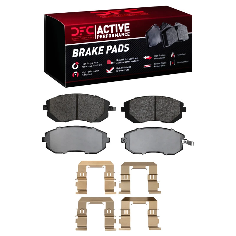 DFC 02-12 Saab 9-2X Front Active Performance Pads and Hardware Kit