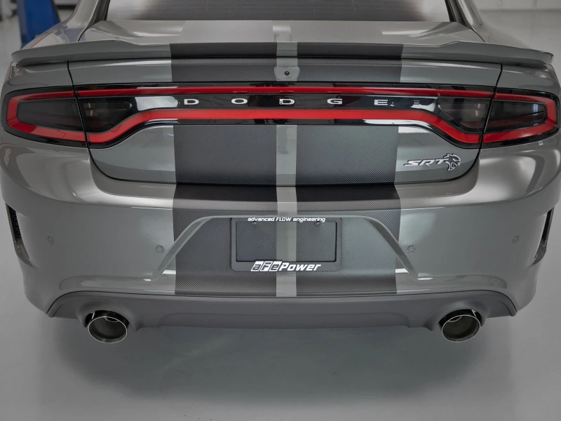 aFe MACH Force-XP 4-1/2in Polished OE Replacement Exhaust Tips - 15-19 Dodge Charger/Hellcat