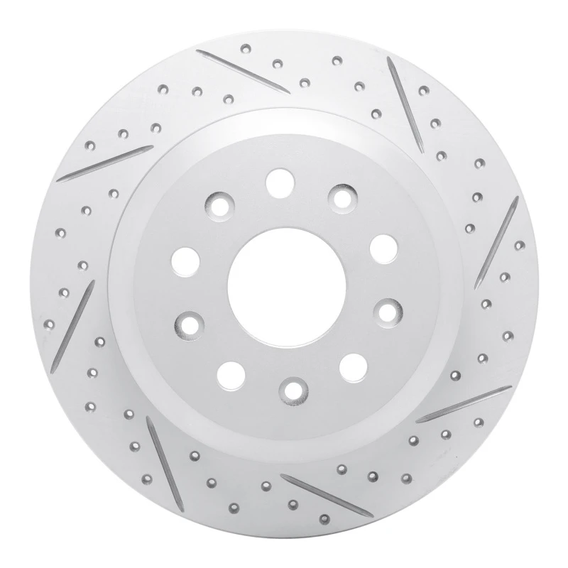 DFC 18-25 Jeep Wrangler Rear Right Drilled & Slotted Geoperformance Rotor