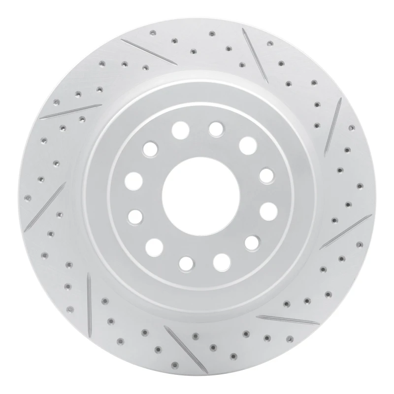DFC 19-25 Ram 1500 Rear Right Drilled & Slotted Geoperformance Rotor