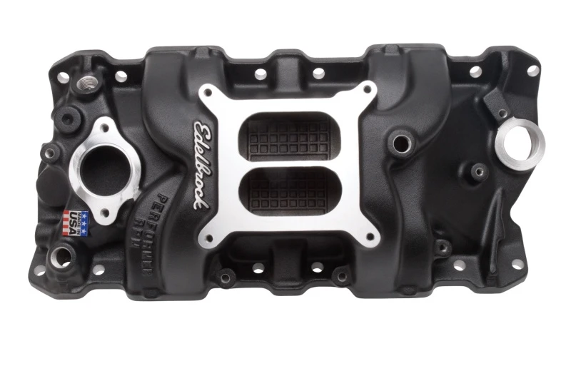 Edelbrock Performer RPM Ansaugkrümmer Schwarz