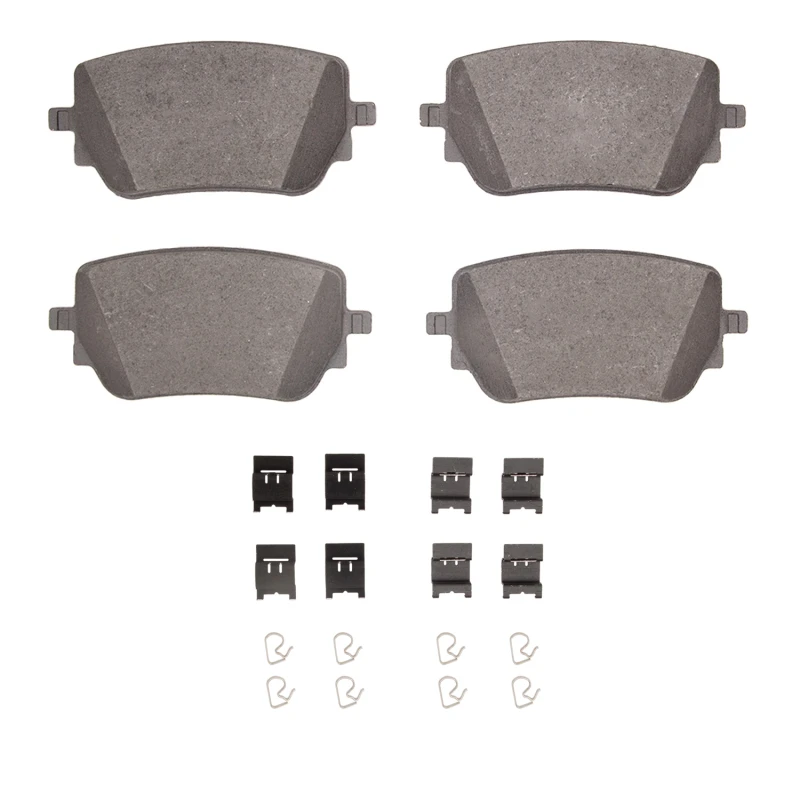 DFC 20-25 Mercedes-Benz EQB 300 Rear 5000 Advanced Low Metallic Brake Pads and Hardware Kit