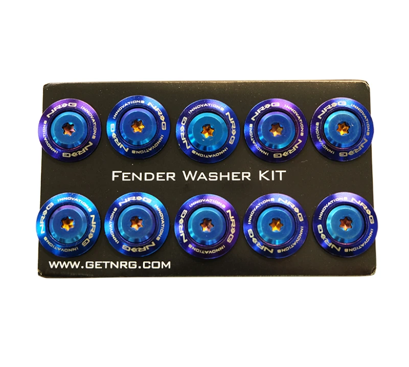 NRG Fender Washer Kit (TI Series) M6 Bolts For Plastic