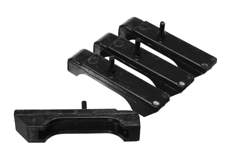Energy Suspension GM SBC Schwarze Radiator-Isolator-Pad-Set - 3 Reihen