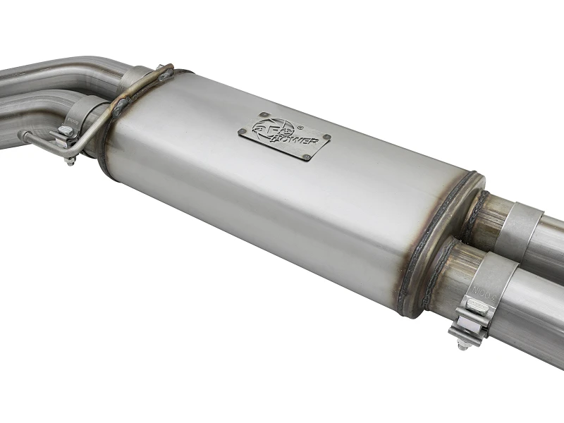aFe POWER Rebel Series 3 Zoll 409 SS Kat Abgasanlage mit schwarzen Endrohren 17 Ford F-150 Raptor V6-3.5L