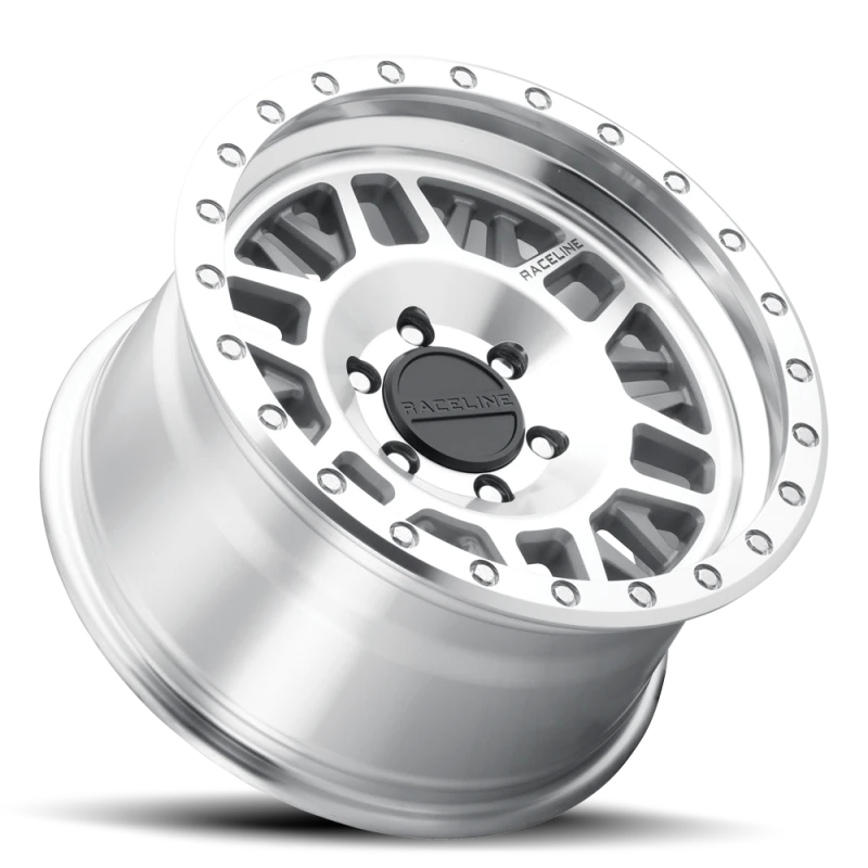 Raceline 951MC Ryno 17x9in / 5x127 BP / -12mm Offset / 78.1mm Bore - Machined Wheel