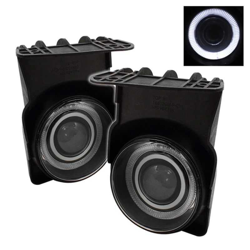 spyder_5021441-6794cc527d000 Spyder GMC Sierra 1500 03-06/1500HD 03-06 Halo Projector Fog Lights w/swch Smke FL-P-GS03-HL-SM