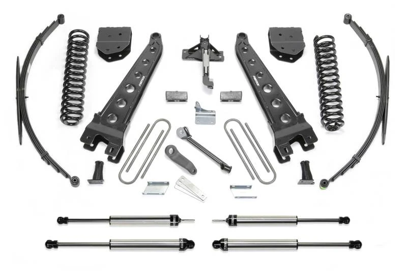 Fabtech 08-10 Ford F250 4WD 10 Zoll Radius Arm System mit Coils und Dlss Schocks