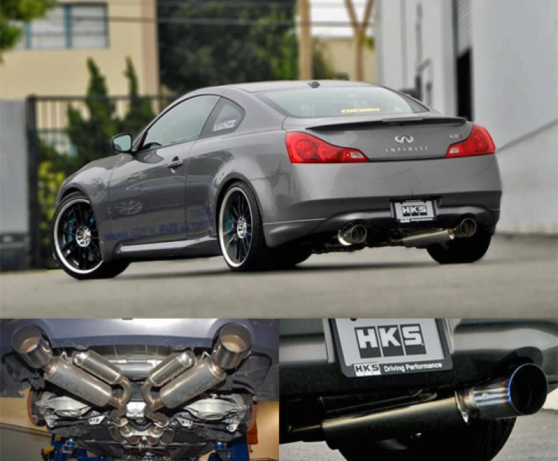 HKS Dual Hi-Power Titanium Tip Catback Exhaust