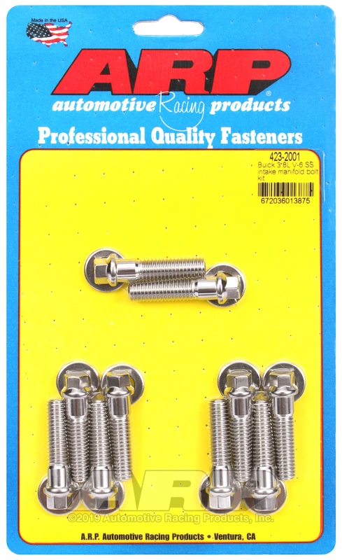 ARP Einlasskrümmerschrauben-Kit für Buick 3.8L V-6 SS