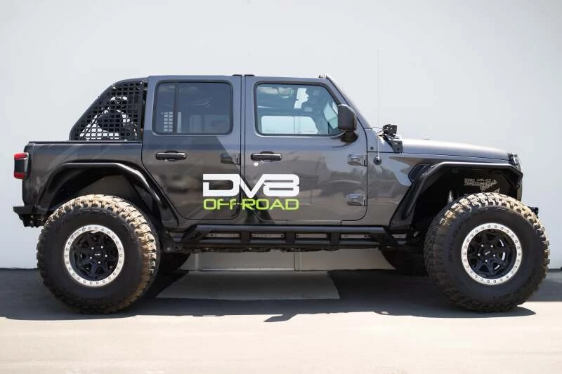DV8 Offroad FS-15 Series Rock Sliders für 2018–2025 Jeep Wrangler JL 4-Türer