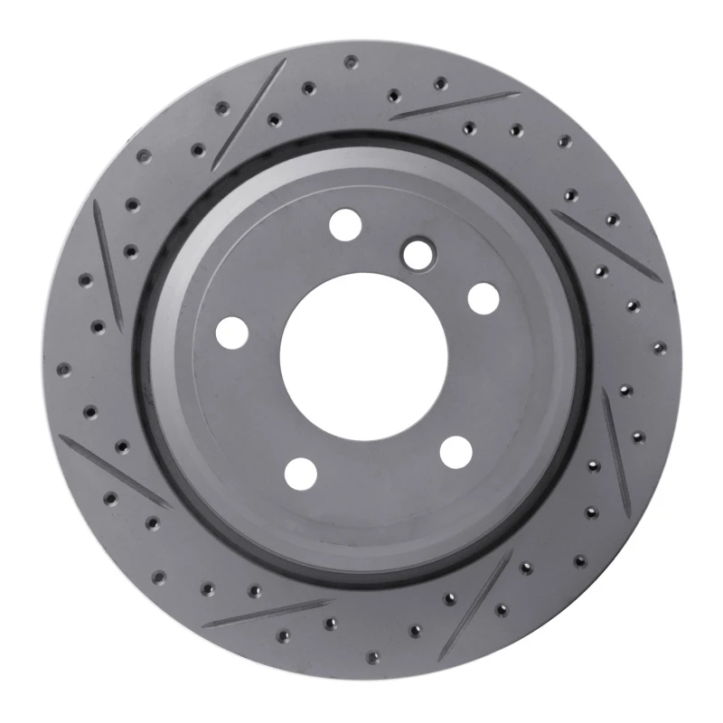 DFC 96-03 BMW 530I Rear Right Drilled & Slotted Geoperformance Rotor