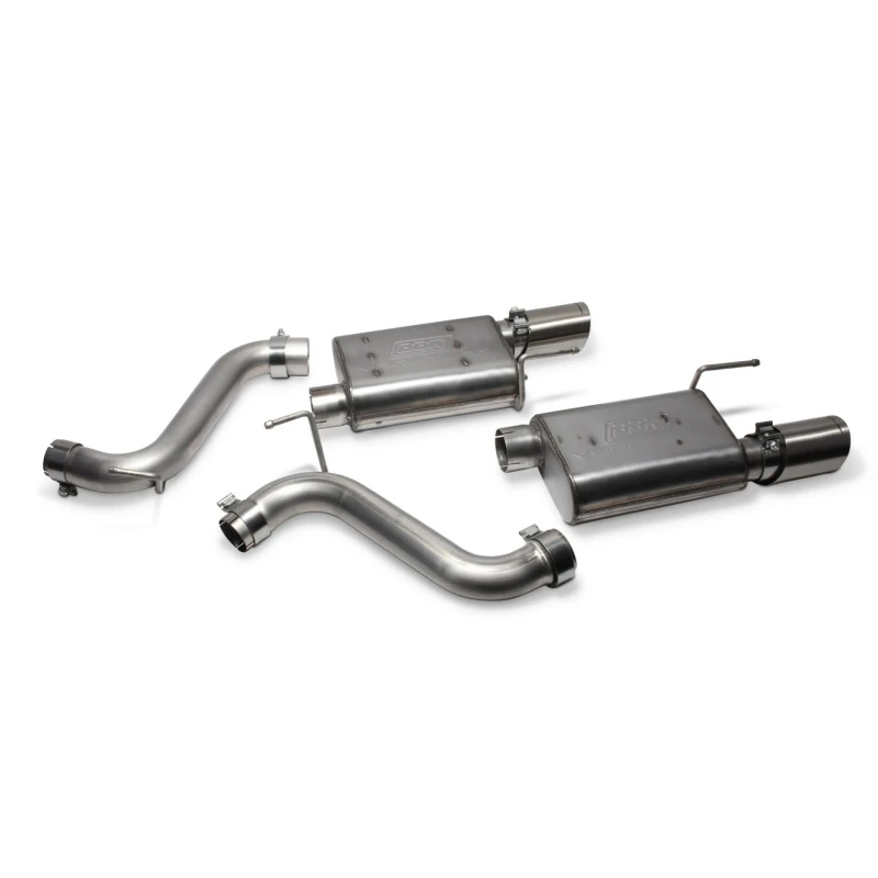 BBK 2015-16 Ford Mustang GT Varitune Axle Back System (Schnitt- und Klemm-Design für direkte Montage)