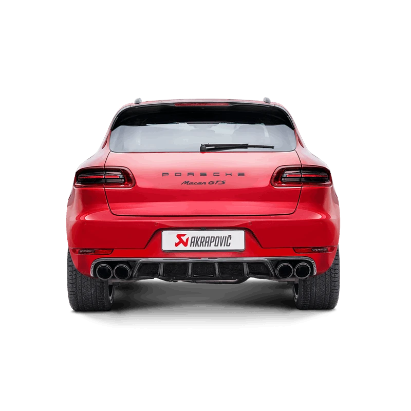 Akrapovic 2014 Porsche Macan Turbo (95B) Evolution Line Cat Back (Titanium) w/ Carbon Fiber Tips