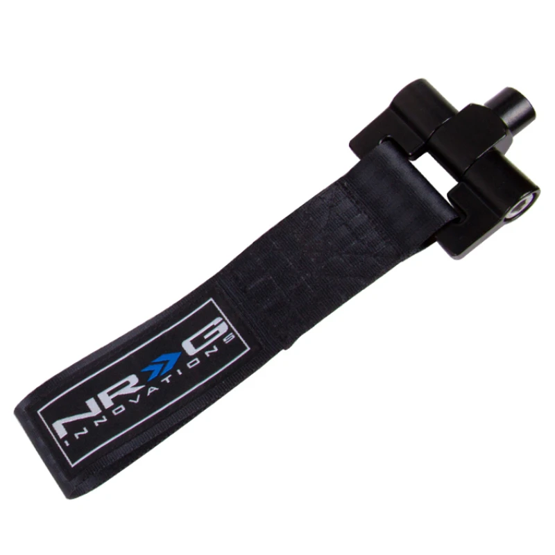 NRG Bolt-In Tow Strap Black