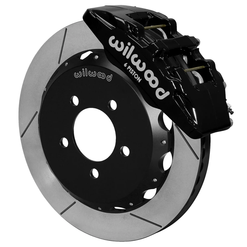 Wilwood Forged Dynapro 6 Front Big Brake Kit - 12.88 x 1.00 Slotted - Black