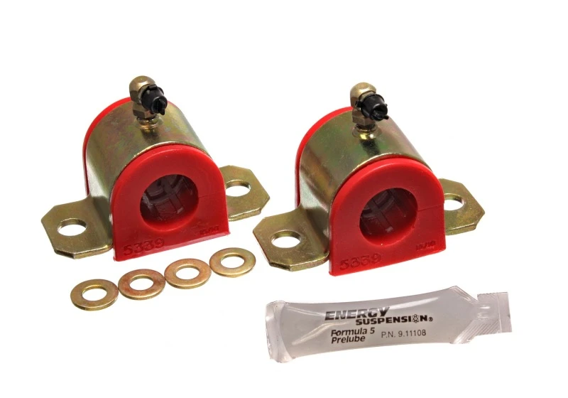Energy Suspension 03-06 Toyota Corolla/Matrix Rot 24mm Vorderer Stabilisator Buchsen-Set (Schmierbarer Rahmen)