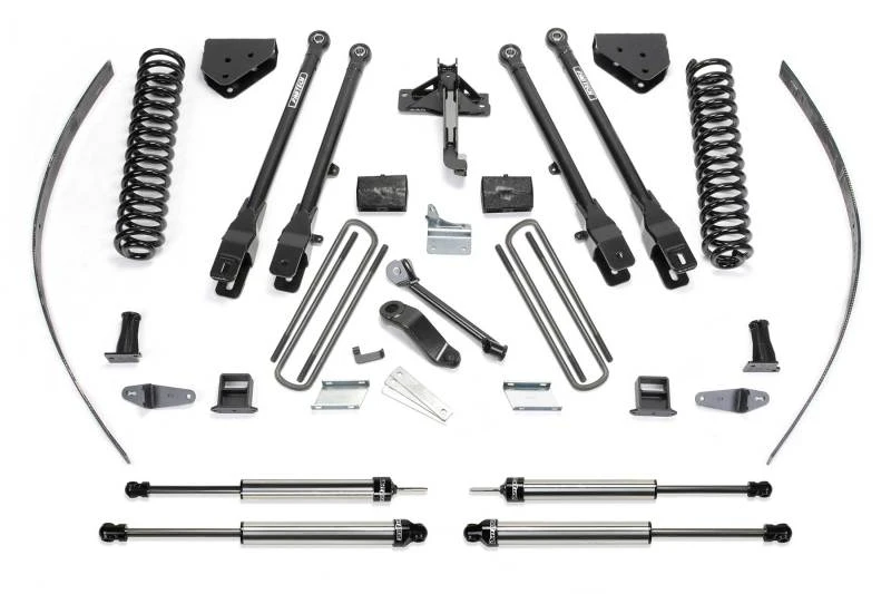 Fabtech 08-16 Ford F250 4WD mit Überlast 8in 4Link-System mit Coils & Dlss-Schocks
