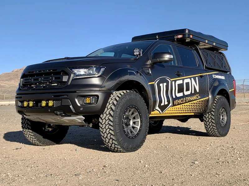 ICON 2019+ Ford Ranger 0-3,5 Zoll Stage 3 Federungssystem mit Rohr- Oberlenker