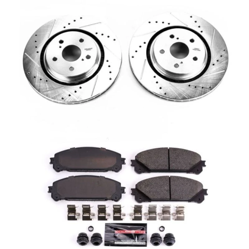 powerstop_K7688-679457e4a2b3a Power Stop 16-18 Lexus RX350 Front Z23 Evolution Sport Brake Kit