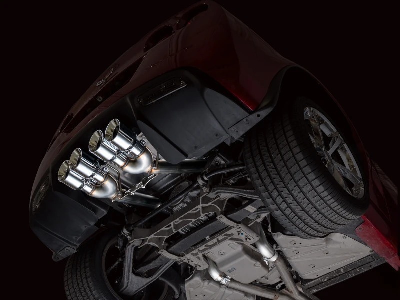 AWE Tuning 09-13 Chevrolet Corvette 6.2L Track Edition Axle-back Exhaust w/ Chrome Silver Tips