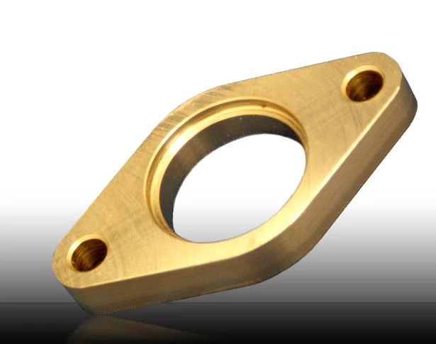 BLOX Racing 38mm Wastegate Flange (TiAL/Deltagate) - Through Hole (1018 Mild Steel)