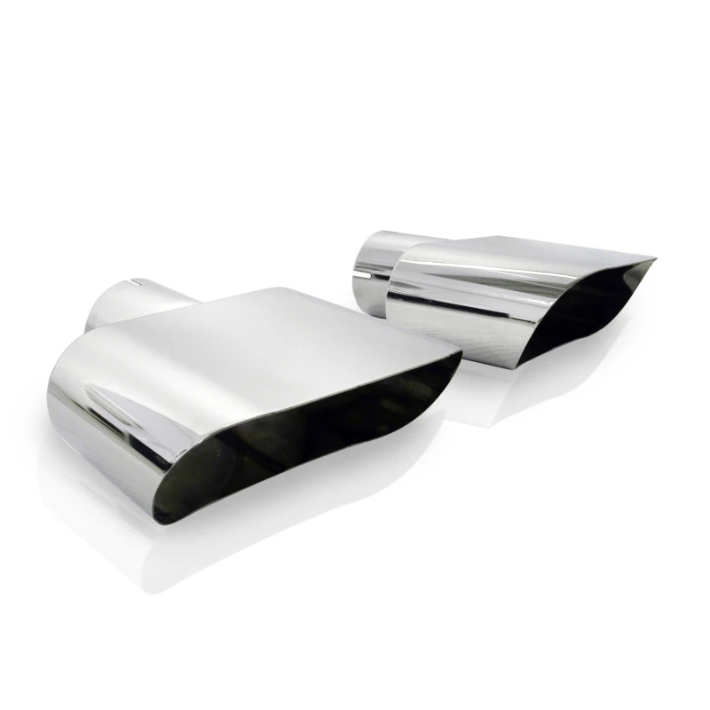 Stainless Works breite ovale Challenger R/T 2-1/2 Zoll Einlass-Tips (Preis pro Paar)