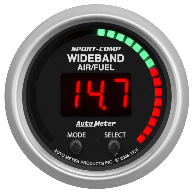 Autometer Sport-Comp 52mm Wideband Air/Fuel Gauge