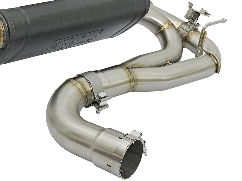 aFe MACHForce XP Abgasanlagen Axle-Back 12-15 BMW 335i 3.0T (SS mit polierten Endstücken)