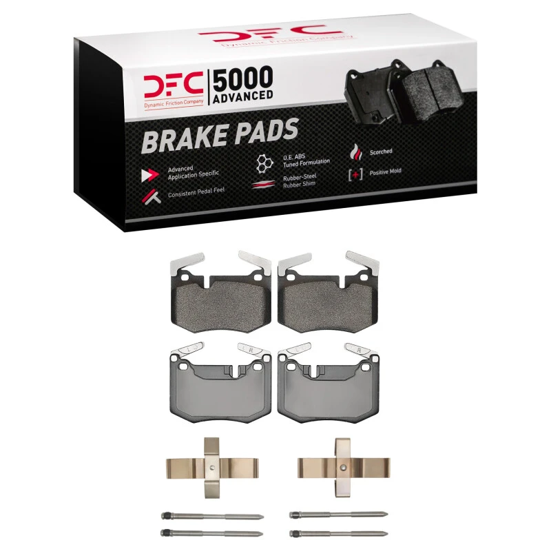 DFC 15-25 Lexus RC F Rear 5000 Advanced Low Metallic Brake Pads and Hardware Kit