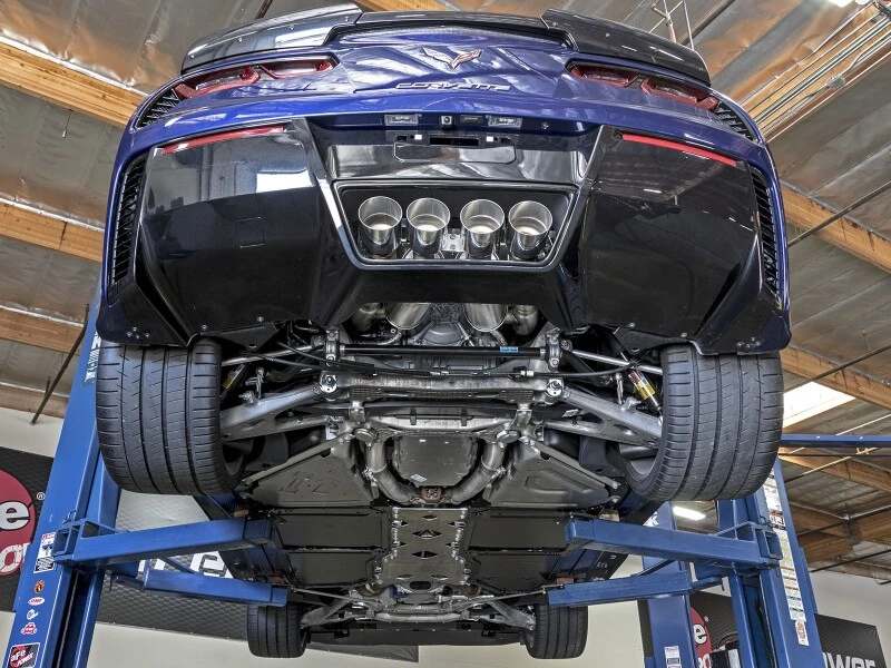 aFe MACH Force-Xp Axle-Back Abgasanlage mit Carbon-Faser-Tipps Chevrolet Corvette (C7) 14-19 6.2L