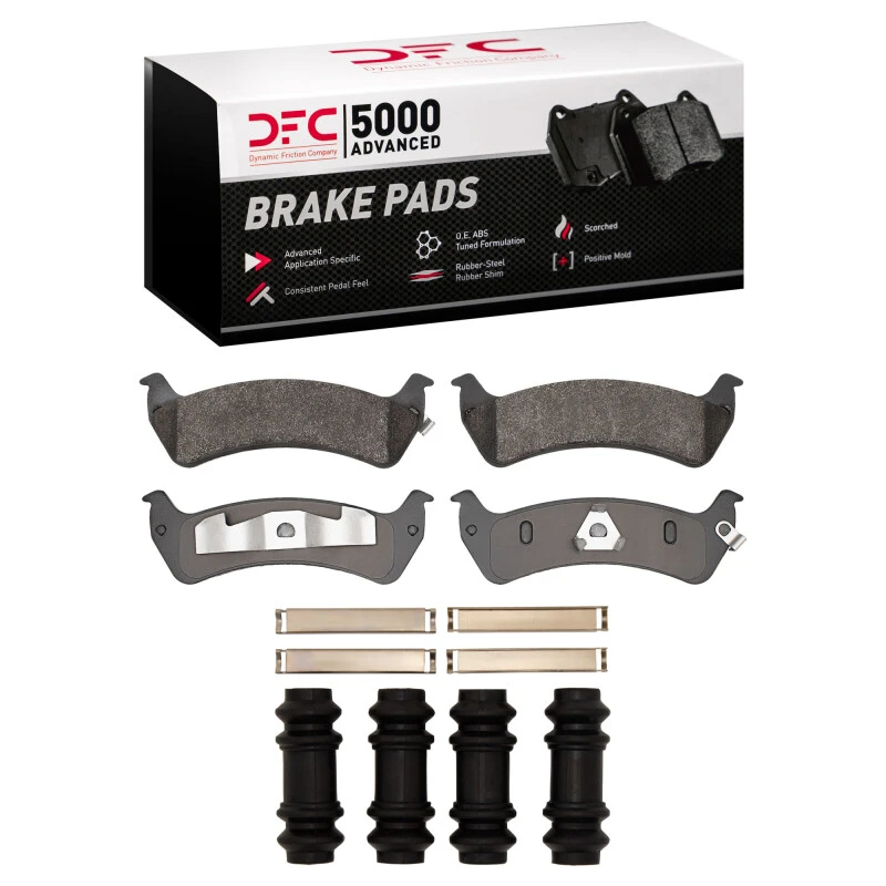 DFC 93-05 Ford Explorer Sport Rear 5000 Advanced Semi Metallic Brake Pads and Hardware Kit