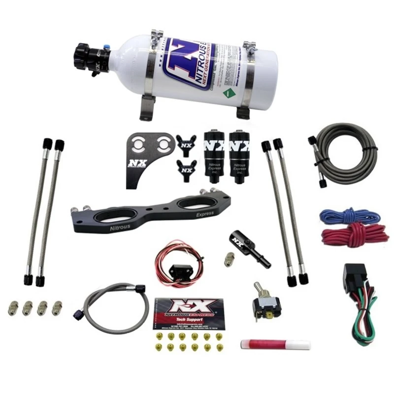 Nitrous Express Polaris RZR 1000cc Nitrous-Platten-Kit mit 5,0-Liter-Flasche