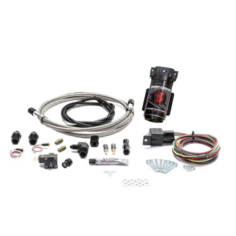 Snow Performance Stg 1 Boost Cooler Wassereinspritzung Kit TD (mit SS-geflochtener Leitung/4AN-Anschlüssen) ohne Tank