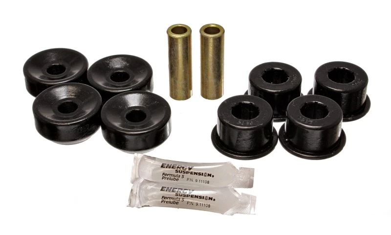 Energy Suspension 92-01 Prelude Schwarzes Hinteres Stoßdämpfer-Upper- und Lower-Bushing-Set