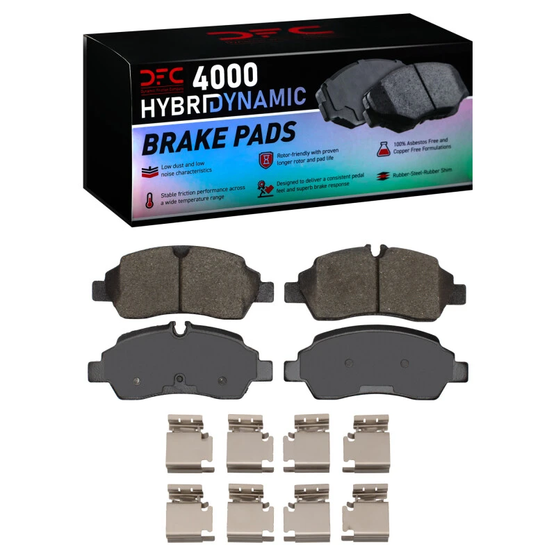 DFC 15-19 Ford Transit-350/SRW Rear 4000 HybriDynamic Brake Pads and Hardware Kit