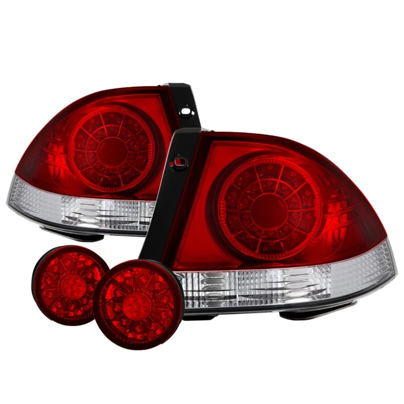 spyder_5085061-6794cd1fe790e Spyder 01-03 Lexus IS300 LED Tail Lights - Red Clear ALT-YD-LIS300-LED-SET-RC