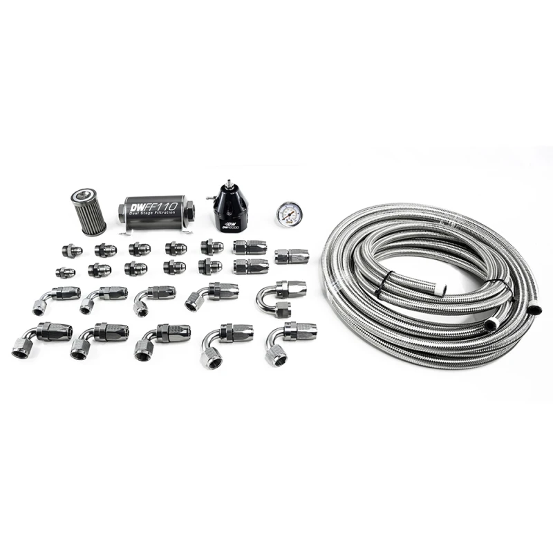 DeatschWerks 11-19 Ford Mustang X2 Serie -10AN CPE Rohrleitungskit