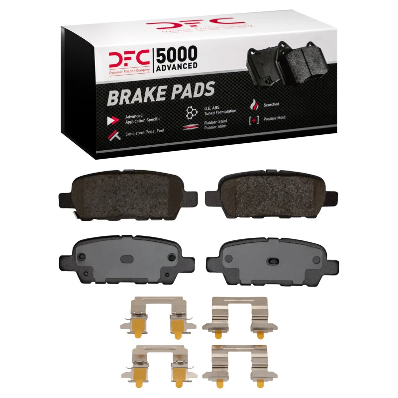 DFC 02-25 Infiniti FX45 Rear 5000 Advanced Ceramic Brake Pads and Hardware Kit
