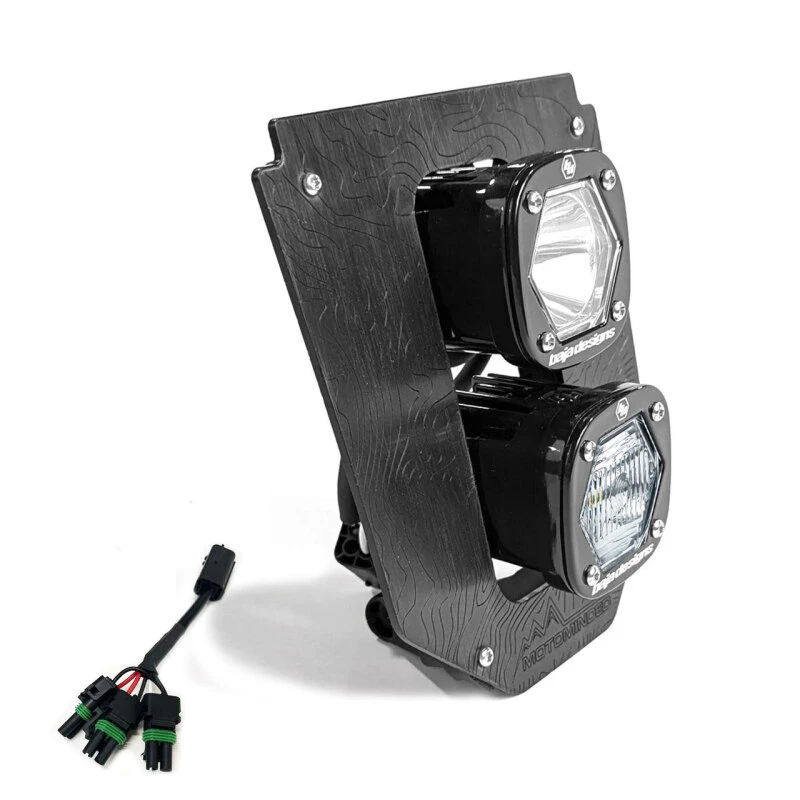 Baja Designs 24-25 Husqvarna FE-S Dual S1 Gemini (D/C) LED Headlight Kit w/ Hi-Low Harness - Clear