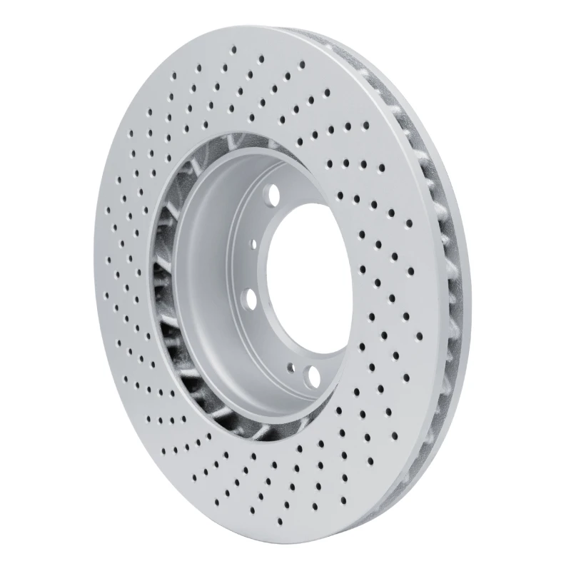 DFC 98-12 Porsche 911 Right Front Drilled Hi-Carbon Alloy Geomet Coated Rotor